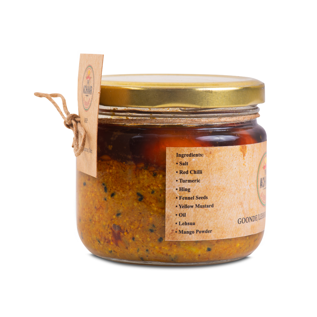 Lehsua/Goonde Ka Achaar - The Achaar Library
