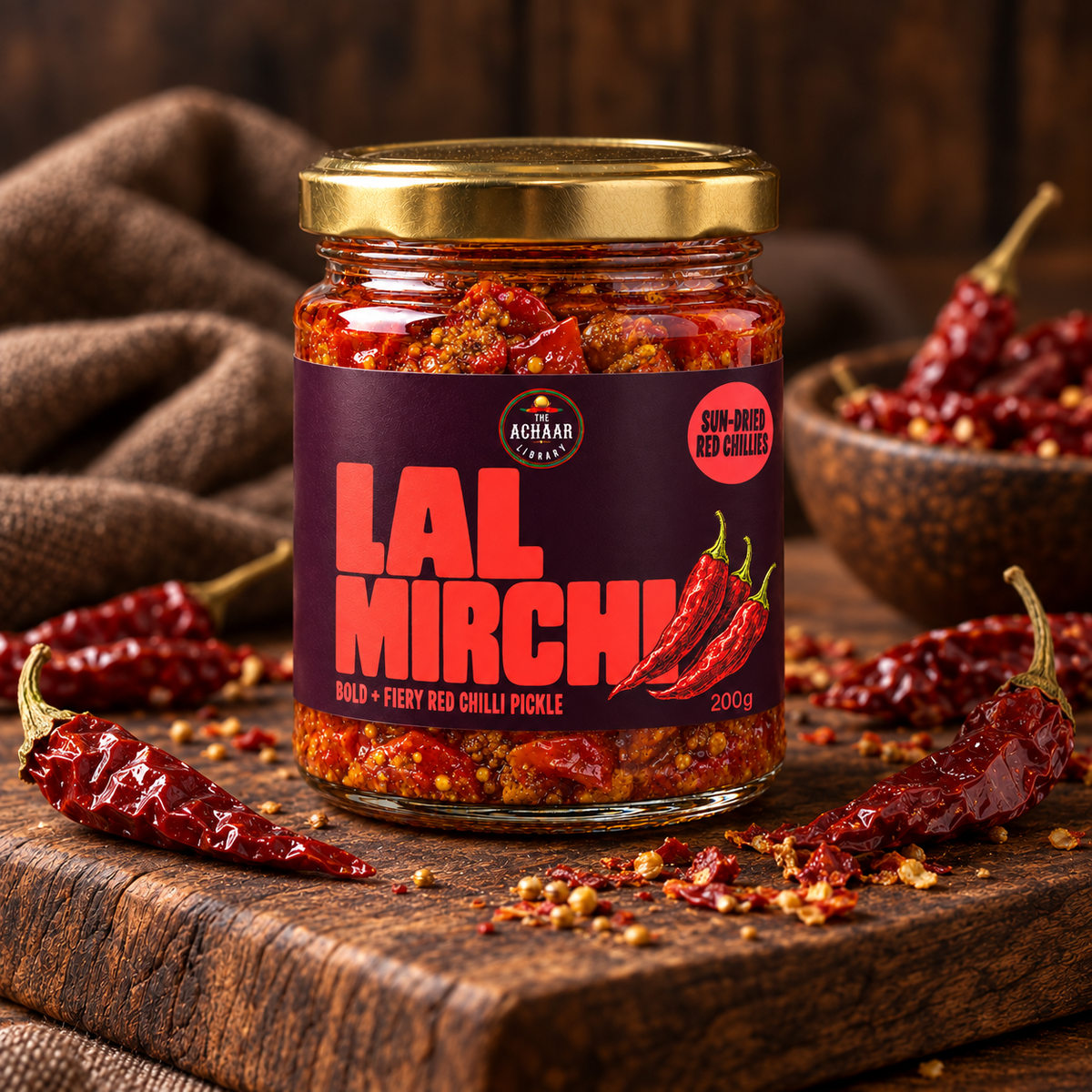 Red Chilli Pickle | Lal Mirch ka Achar - The Achaar Library